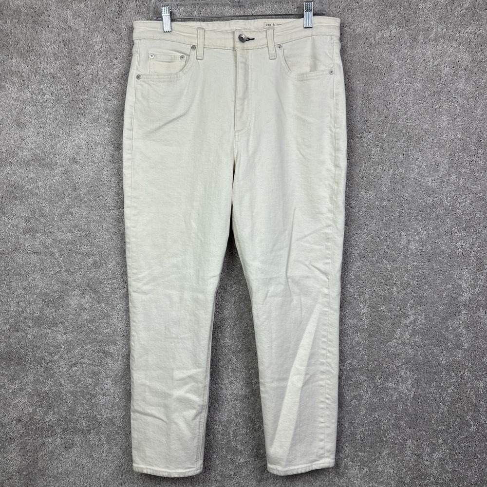 Women’s Off-White Straight-Leg Jeans
